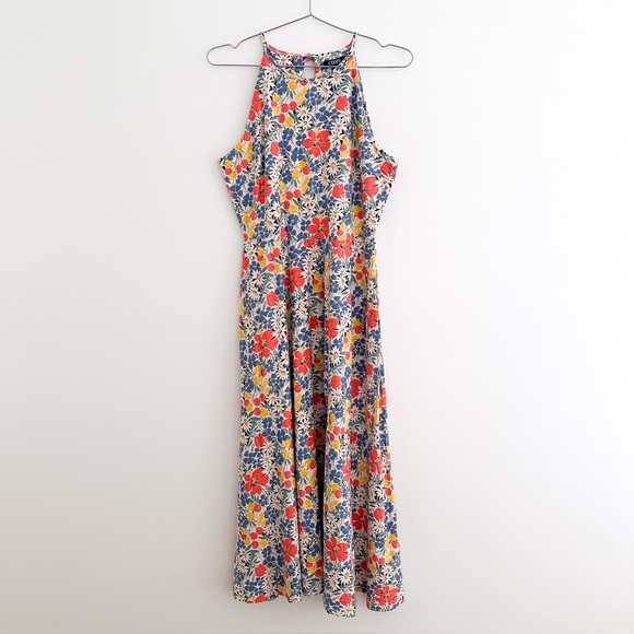 Chaps Dresses & Skirts - Chap's Retro Print Halter Neck Dress